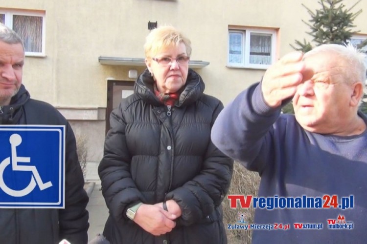 MALBORK: DLA JEDNYCH WYGODA… DLA INNYCH KONIECZNOŚĆ. PARKUJĄC POJAZD NA MOIM MIEJSCU WEŹ TEŻ MOJĄ NIEPEŁNOSPRAWNOŚĆ – 26.02.2015