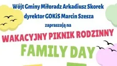 Gmina Miłoradz zaprasza piknik Family Day.