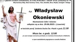 Zmarł Władysław Okoniewski. Żył 74 lata.