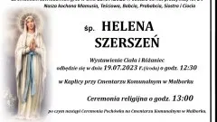 Zmarła Helena Szerszeń. Żyła 97 lat.