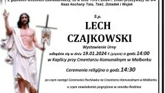 Odszedł Lech Czajkowski.Miał 84 lata.