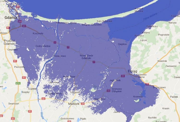 Czy i kiedy Nowy Dwór Gdański i Żuławy mogą znaleźć się pod wodą? Czeka nas katastrofa?