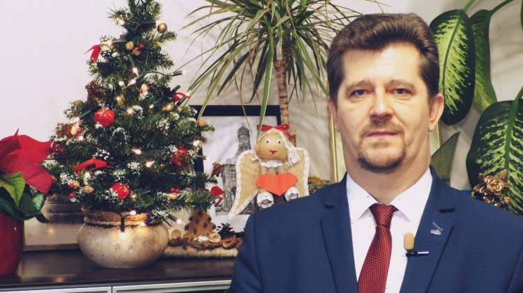 Marek Charzewski, Burmistrza Miasta Malborka składa życzenia świąteczno&#8230;