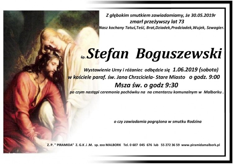 Zmarł Stefan Boguszewski. Żył 73 lata