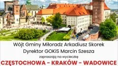 Gmina Miłoradz. Zwiedź z nami Częstochowę-Kraków-Wadowice. Zaproszenie&#8230;
