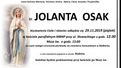 Zmarła Jolanta Osak. Żyła 45 lat.