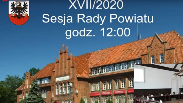 XVII/2020 - Sesja Rady Powiatu Malborskiego. Oglądaj na żywo 